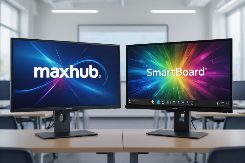 perbandingan maxhub vs smart board