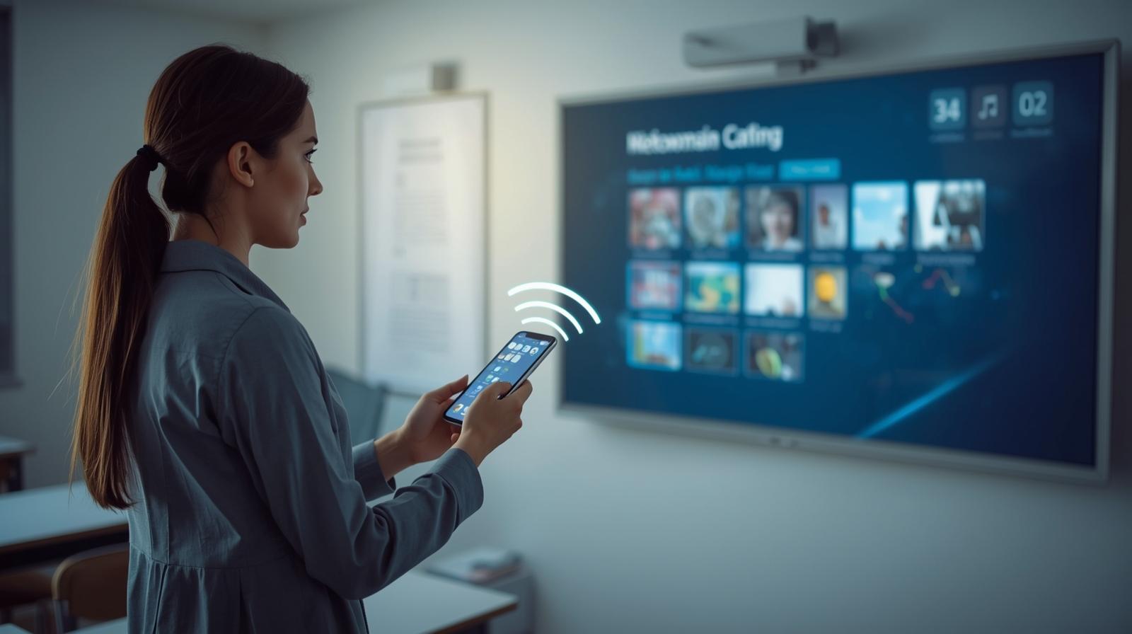 Cara Mirroring HP ke Smartboard