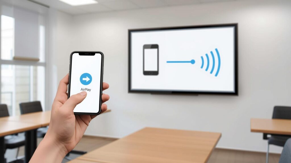Tutorial Menghubungkan iPhone/iPad ke Interactive Flat Panel (AirPlay Guide) 1 Tutorial Menghubungkan iPhoneiPad ke Interactive Flat Panel (AirPlay Guide)