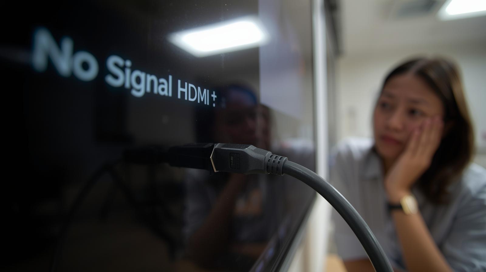 smartboard no signal hdmi