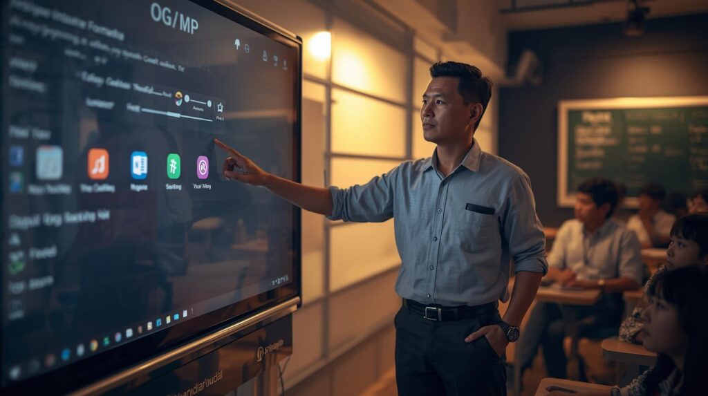 Port OPS di smartboard modern
