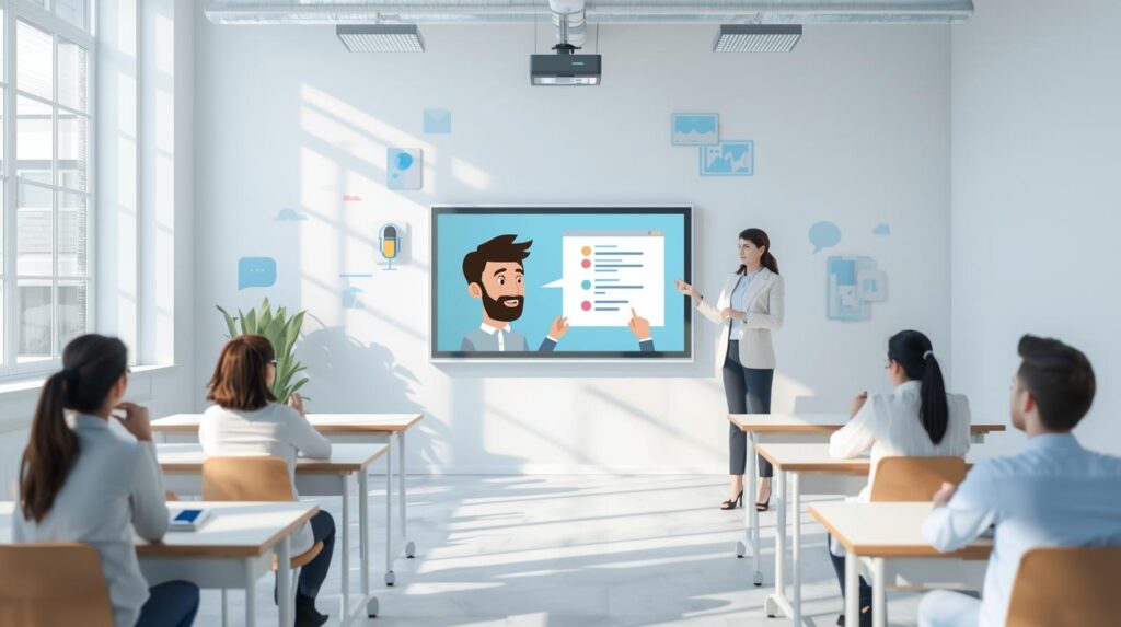 smartboard lab bahasa digital listening dan speaking interaktif
