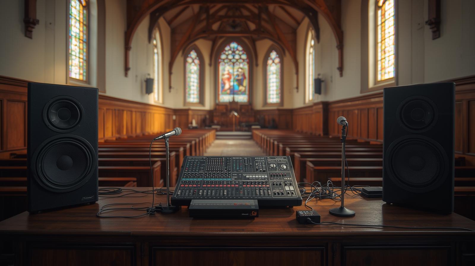 Paket Sound System Aula Gereja Line Array di Manado