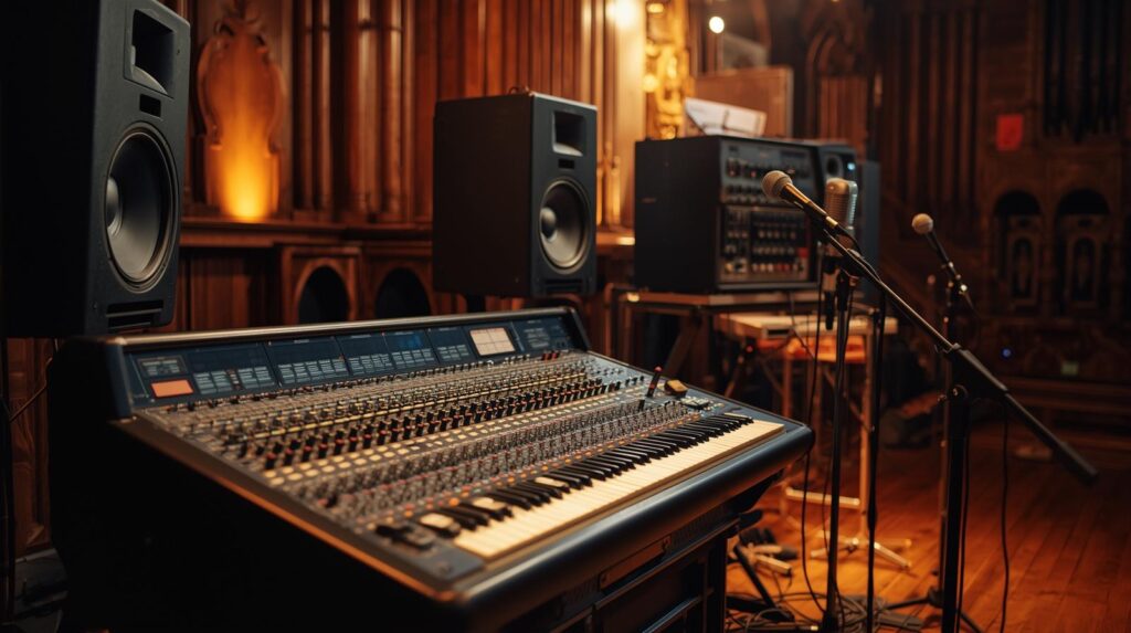 Paket Sound System Aula Gereja Line Array di Manado 1 Sound System Aula Gereja