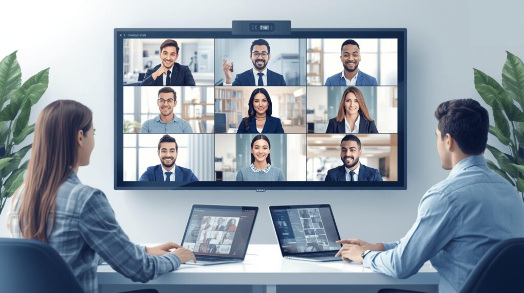 setting audio video conference anti echo