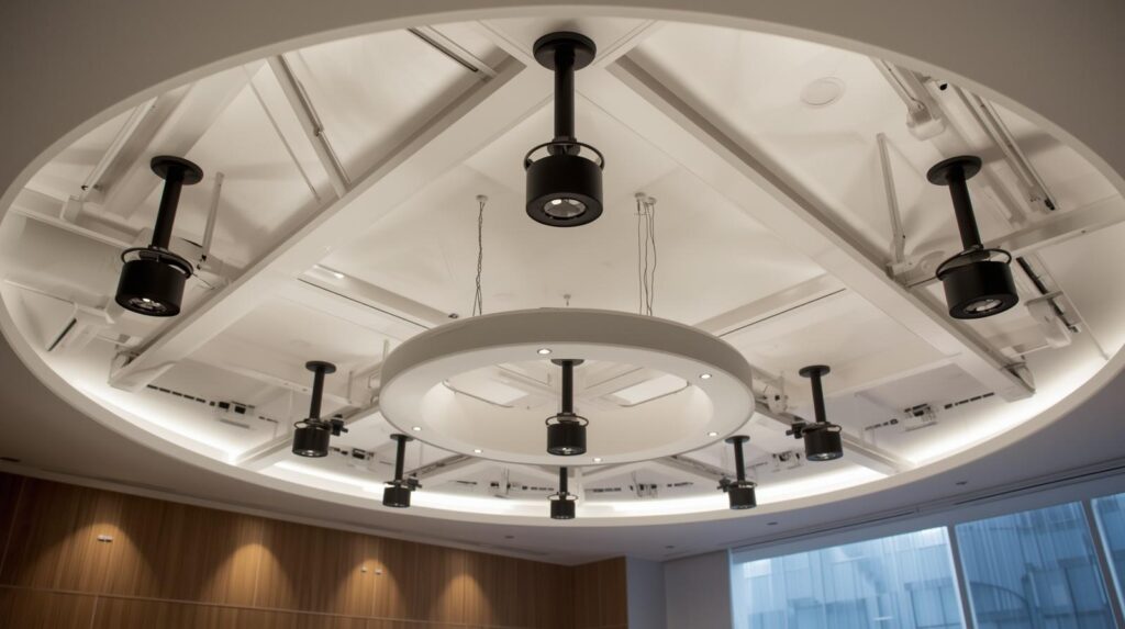 distributor mic ceiling untuk ruang meeting profesional