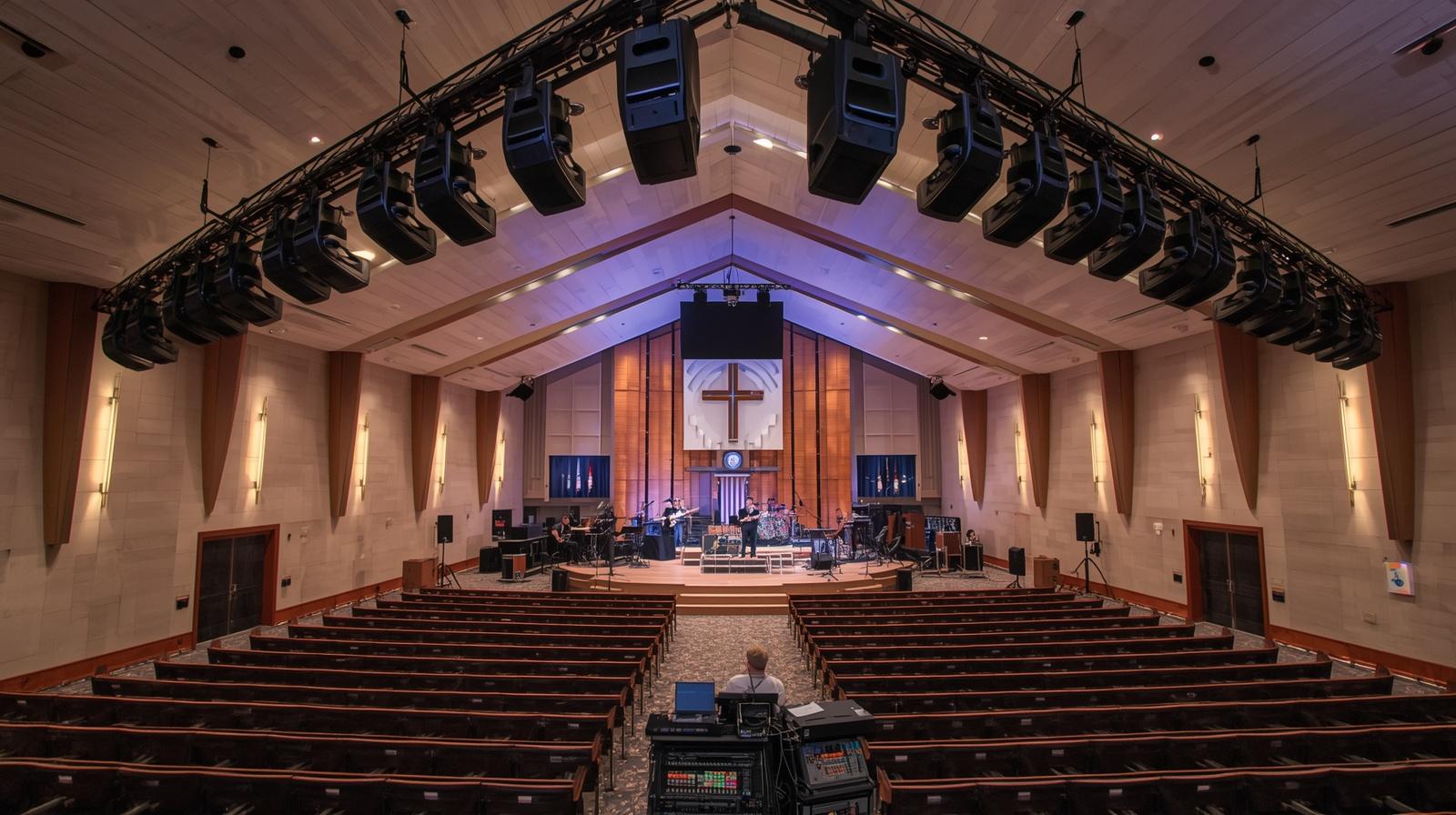 paket sound system gereja jakarta barat line array aula ibadah profesional