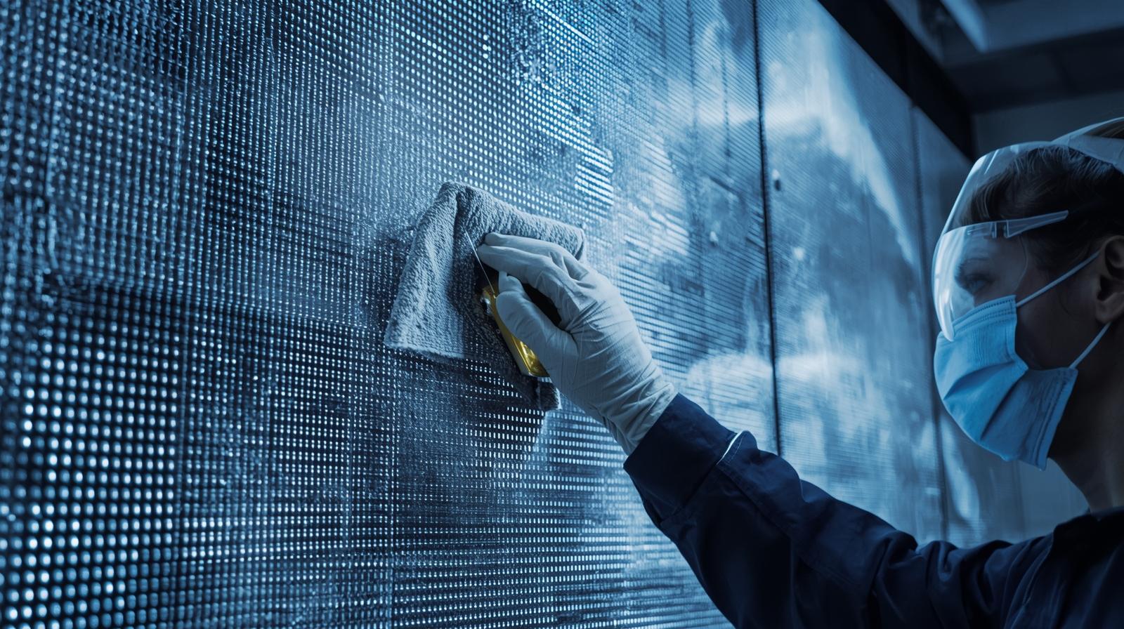 Cara Membersihkan Layar Videotron yang Berdebu